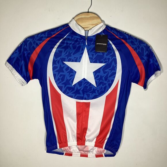 Performance Bicycle Mens Short Sleeve Cycling Jersey Size Medium NWT - Picture 2 of 10